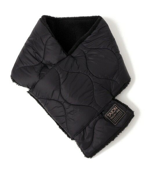SHIPS / シップス マフラー・ショール・スヌード・ストール | TAION:〈手洗い可能〉ミリタリー キルティング リバーシブル ダウンマフラー | 詳細9