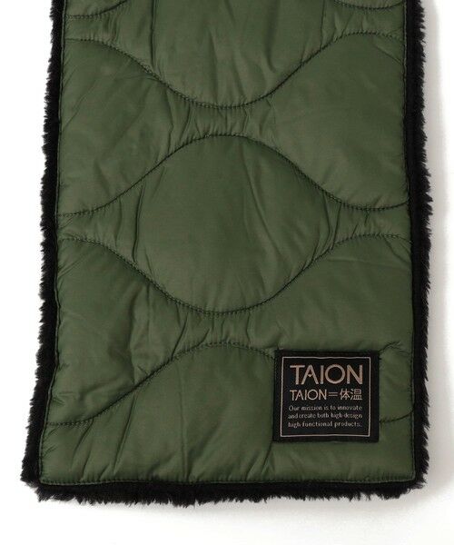 SHIPS / シップス マフラー・ショール・スヌード・ストール | TAION:〈手洗い可能〉ミリタリー キルティング リバーシブル ダウンマフラー | 詳細11