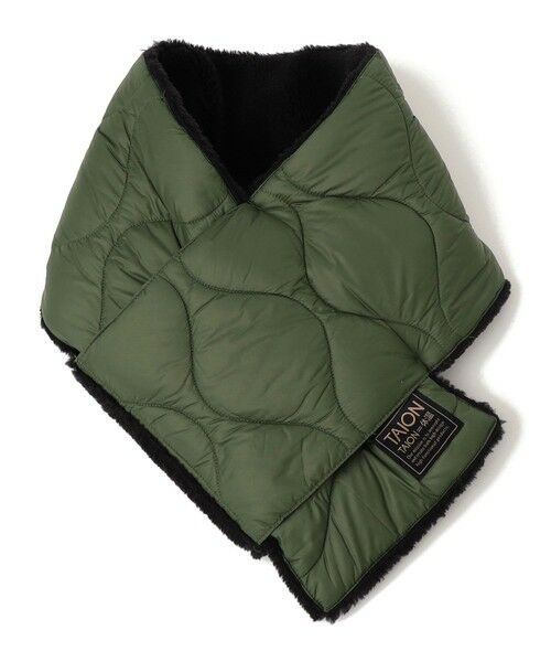 SHIPS / シップス マフラー・ショール・スヌード・ストール | TAION:〈手洗い可能〉ミリタリー キルティング リバーシブル ダウンマフラー | 詳細13
