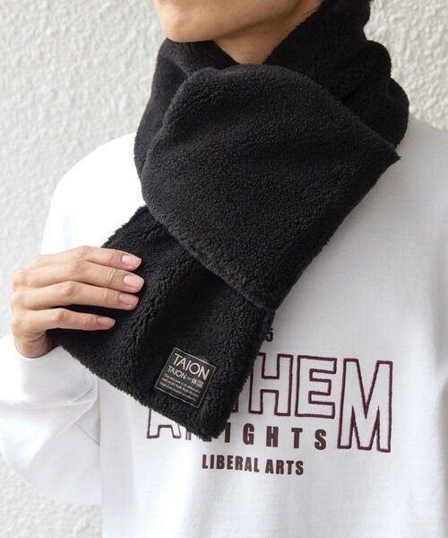 SHIPS / シップス マフラー・ショール・スヌード・ストール | TAION:〈手洗い可能〉ミリタリー キルティング リバーシブル ダウンマフラー | 詳細19