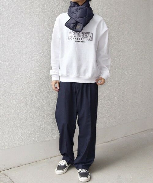 SHIPS / シップス マフラー・ショール・スヌード・ストール | TAION:〈手洗い可能〉ミリタリー キルティング リバーシブル ダウンマフラー | 詳細14