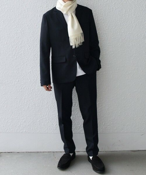 SHIPS / シップス マフラー・ショール・スヌード・ストール | SHIPS any: カシミヤ ソリッド マフラー 25AW | 詳細2