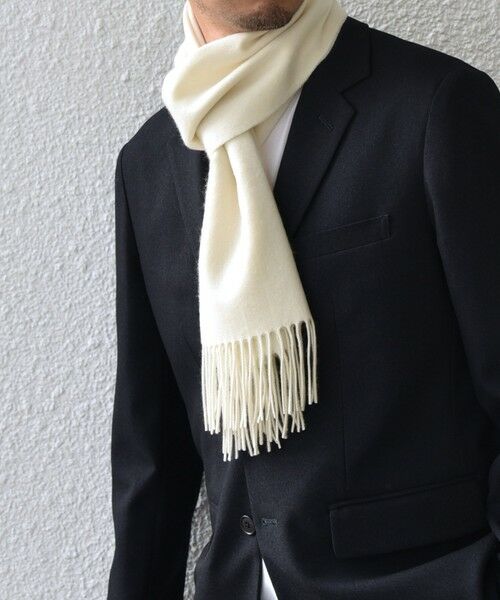 SHIPS / シップス マフラー・ショール・スヌード・ストール | SHIPS any: カシミヤ ソリッド マフラー 25AW | 詳細5