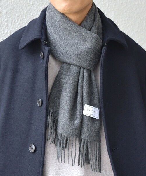 SHIPS / シップス マフラー・ショール・スヌード・ストール | SHIPS any: カシミヤ ソリッド マフラー 25AW | 詳細11