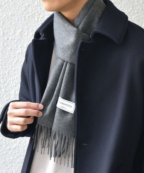 SHIPS / シップス マフラー・ショール・スヌード・ストール | SHIPS any: カシミヤ ソリッド マフラー 25AW | 詳細12