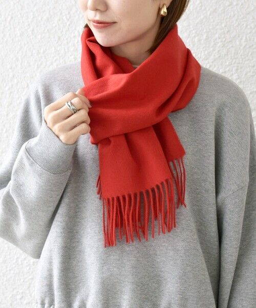 SHIPS / シップス マフラー・ショール・スヌード・ストール | SHIPS any: カシミヤ ソリッド マフラー 25AW | 詳細22