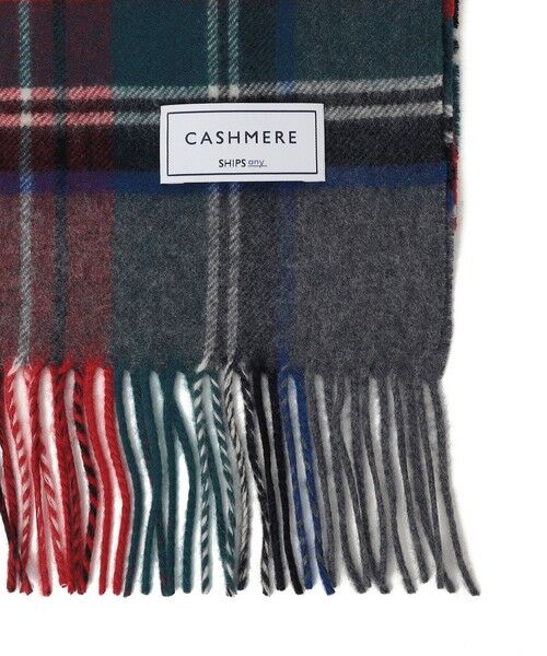 SHIPS / シップス マフラー・ショール・スヌード・ストール | SHIPS any: カシミヤ チェック マフラー | 詳細2