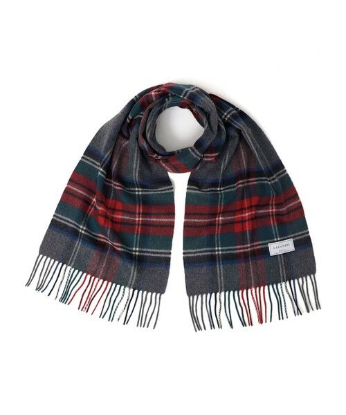 SHIPS / シップス マフラー・ショール・スヌード・ストール | SHIPS any: カシミヤ チェック マフラー | 詳細4