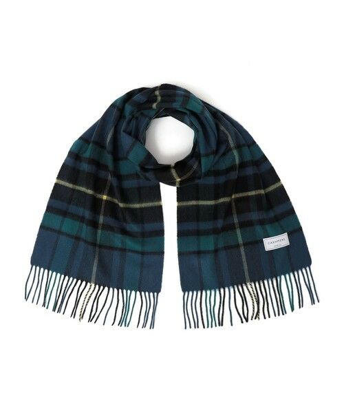 SHIPS / シップス マフラー・ショール・スヌード・ストール | SHIPS any: カシミヤ チェック マフラー | 詳細16