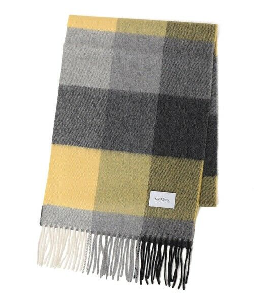 SHIPS / シップス マフラー・ショール・スヌード・ストール | SHIPS any: ウール/カシミヤ チェック マフラー | 詳細2