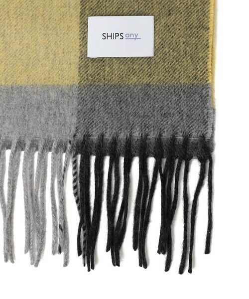 SHIPS / シップス マフラー・ショール・スヌード・ストール | SHIPS any: ウール/カシミヤ チェック マフラー | 詳細3