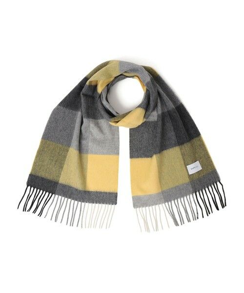 SHIPS / シップス マフラー・ショール・スヌード・ストール | SHIPS any: ウール/カシミヤ チェック マフラー | 詳細5