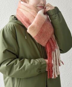 SHIPS / シップス マフラー・ショール・スヌード・ストール | SHIPS any:〈手洗い可能〉ボリューム シャギー チェック マフラー (ユニセックス) 25AW◇