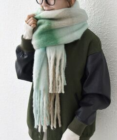 SHIPS / シップス マフラー・ショール・スヌード・ストール | SHIPS any:〈手洗い可能〉ボリューム シャギー チェック マフラー (ユニセックス) 25AW◇