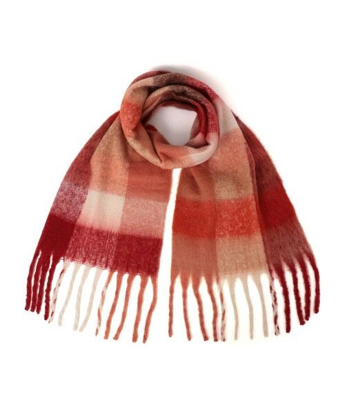 SHIPS / シップス マフラー・ショール・スヌード・ストール | SHIPS any:〈手洗い可能〉ボリューム シャギー チェック マフラー (ユニセックス) 25AW◇ | 詳細2