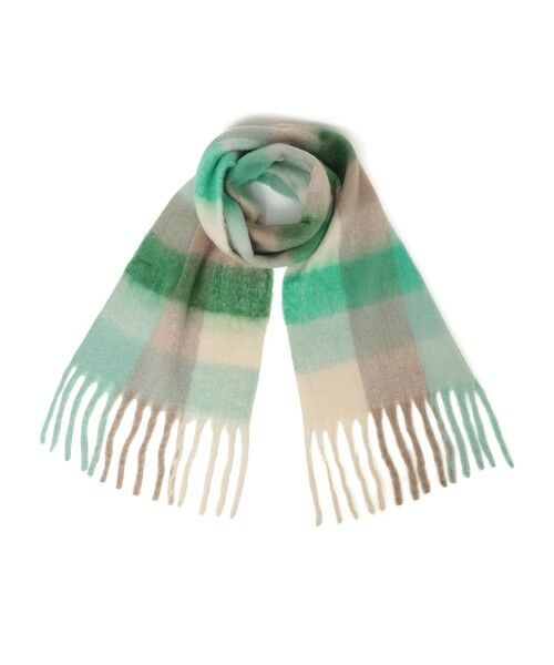 SHIPS / シップス マフラー・ショール・スヌード・ストール | SHIPS any:〈手洗い可能〉ボリューム シャギー チェック マフラー (ユニセックス) 25AW◇ | 詳細5
