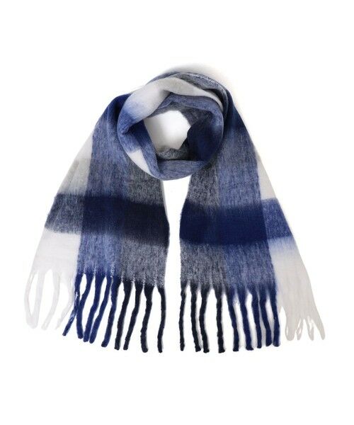 SHIPS / シップス マフラー・ショール・スヌード・ストール | SHIPS any:〈手洗い可能〉ボリューム シャギー チェック マフラー (ユニセックス) 25AW◇ | 詳細7