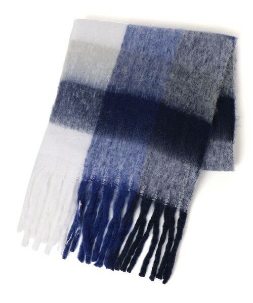 SHIPS / シップス マフラー・ショール・スヌード・ストール | SHIPS any:〈手洗い可能〉ボリューム シャギー チェック マフラー (ユニセックス) 25AW◇ | 詳細8