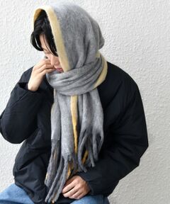 SHIPS / シップス マフラー・ショール・スヌード・ストール | SHIPS any:〈手洗い可能〉ボリューム シャギー スイッチ マフラー (ユニセックス)◇