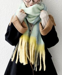 SHIPS / シップス マフラー・ショール・スヌード・ストール | SHIPS any:〈手洗い可能〉ボリューム シャギー スイッチ マフラー (ユニセックス)◇