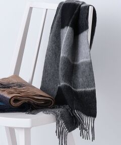 SHIPS / シップス マフラー・ショール・スヌード・ストール | SHIPS any: サープラスヤーン ウール リバーシブル チェック マフラー◇