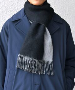 SHIPS / シップス マフラー・ショール・スヌード・ストール | SHIPS any: サープラスヤーン ウール リバーシブル ソリッド マフラー◇