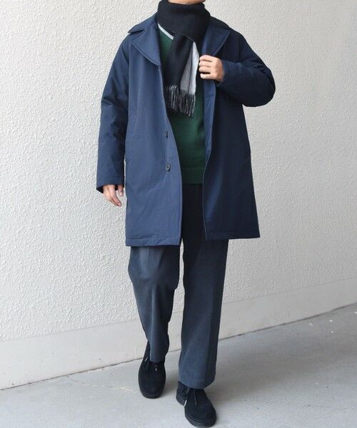 SHIPS / シップス マフラー・ショール・スヌード・ストール | SHIPS any: サープラスヤーン ウール リバーシブル ソリッド マフラー◇ | 詳細1