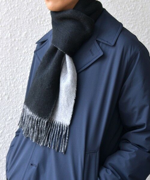 SHIPS / シップス マフラー・ショール・スヌード・ストール | SHIPS any: サープラスヤーン ウール リバーシブル ソリッド マフラー◇ | 詳細3