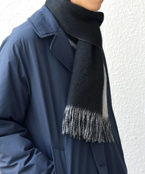 SHIPS / シップス マフラー・ショール・スヌード・ストール | SHIPS any: サープラスヤーン ウール リバーシブル ソリッド マフラー◇ | 詳細4