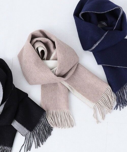 SHIPS / シップス マフラー・ショール・スヌード・ストール | SHIPS any: サープラスヤーン ウール リバーシブル ソリッド マフラー◇ | 詳細7