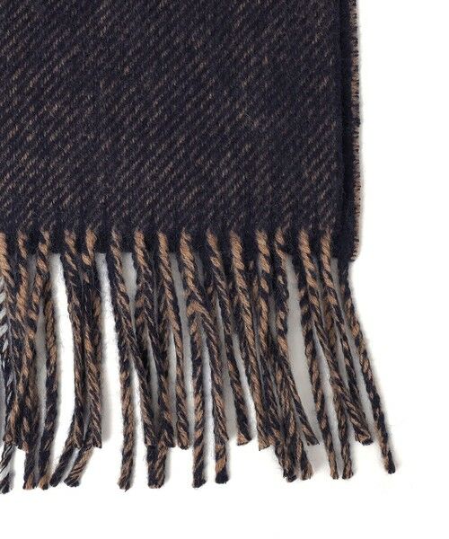 SHIPS / シップス マフラー・ショール・スヌード・ストール | SHIPS any: サープラスヤーン ウール カシミヤ リバーシブル パネル マフラー◇ | 詳細12