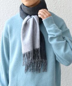 SHIPS / シップス マフラー・ショール・スヌード・ストール | SHIPS any: サープラスヤーン ウール カシミヤ リバーシブル ソリッド マフラー◇