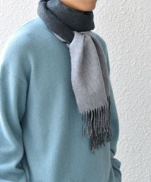 SHIPS / シップス マフラー・ショール・スヌード・ストール | SHIPS any: サープラスヤーン ウール カシミヤ リバーシブル ソリッド マフラー◇ | 詳細2