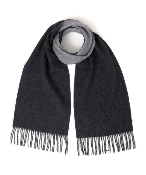 SHIPS / シップス マフラー・ショール・スヌード・ストール | SHIPS any: サープラスヤーン ウール カシミヤ リバーシブル ソリッド マフラー◇ | 詳細3