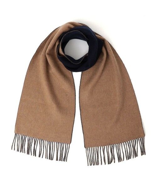 SHIPS / シップス マフラー・ショール・スヌード・ストール | SHIPS any: サープラスヤーン ウール カシミヤ リバーシブル ソリッド マフラー◇ | 詳細4