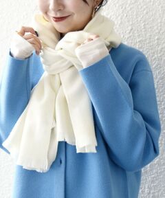 SHIPS / シップス マフラー・ショール・スヌード・ストール | SHIPS any: サープラスヤーン ウール カシミヤ ストール◇