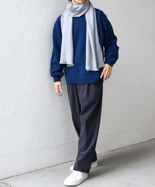 SHIPS / シップス マフラー・ショール・スヌード・ストール | SHIPS any: サープラスヤーン ウール カシミヤ ストール◇ | 詳細3