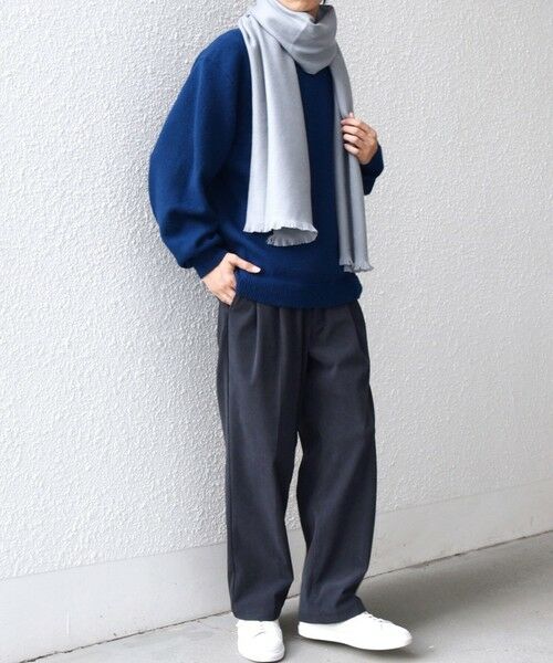 SHIPS / シップス マフラー・ショール・スヌード・ストール | SHIPS any: サープラスヤーン ウール カシミヤ ストール◇ | 詳細4