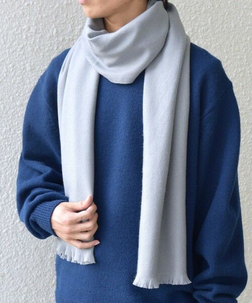 SHIPS / シップス マフラー・ショール・スヌード・ストール | SHIPS any: サープラスヤーン ウール カシミヤ ストール◇ | 詳細5