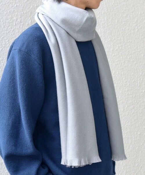 SHIPS / シップス マフラー・ショール・スヌード・ストール | SHIPS any: サープラスヤーン ウール カシミヤ ストール◇ | 詳細6