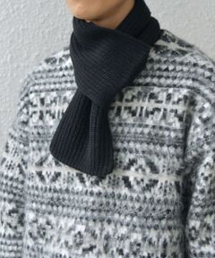 SHIPS / シップス マフラー・ショール・スヌード・ストール | SHIPS any: ウール / カシミヤ ホールガーメント ニット マフラー◇