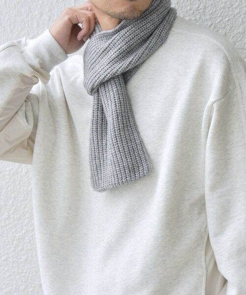 SHIPS / シップス マフラー・ショール・スヌード・ストール | SHIPS any: ウール / カシミヤ ホールガーメント ニット マフラー◇ | 詳細3