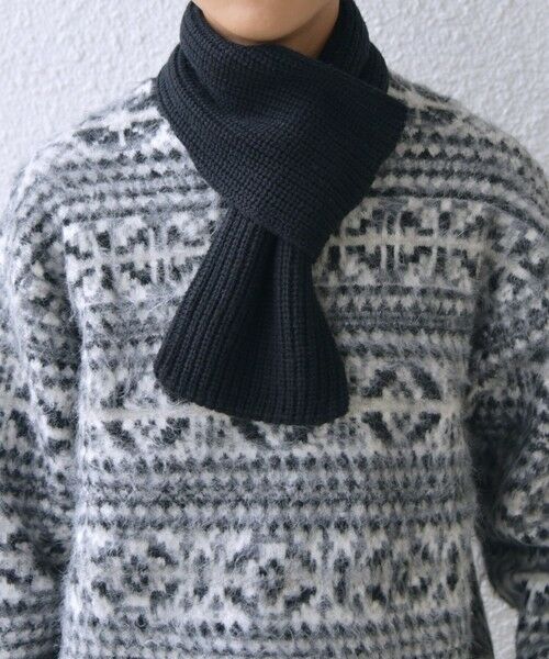 SHIPS / シップス マフラー・ショール・スヌード・ストール | SHIPS any: ウール / カシミヤ ホールガーメント ニット マフラー◇ | 詳細11