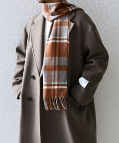 SHIPS / シップス マフラー・ショール・スヌード・ストール | SHIPS any: サープラスヤーン ウール カシミヤ チェック マフラー◇