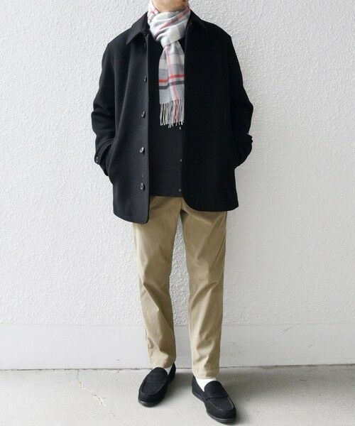 SHIPS / シップス マフラー・ショール・スヌード・ストール | SHIPS any: サープラスヤーン ウール カシミヤ チェック マフラー◇ | 詳細1