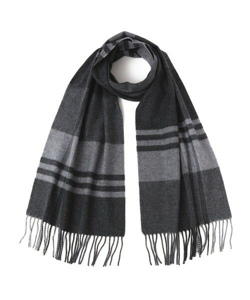 SHIPS / シップス マフラー・ショール・スヌード・ストール | SHIPS any: サープラスヤーン ウール カシミヤ チェック マフラー◇ | 詳細13