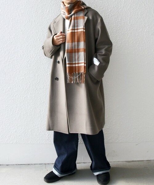 SHIPS / シップス マフラー・ショール・スヌード・ストール | SHIPS any: サープラスヤーン ウール カシミヤ チェック マフラー◇ | 詳細15