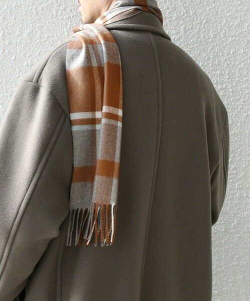 SHIPS / シップス マフラー・ショール・スヌード・ストール | SHIPS any: サープラスヤーン ウール カシミヤ チェック マフラー◇ | 詳細17