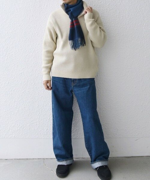 SHIPS / シップス マフラー・ショール・スヌード・ストール | SHIPS any: サープラスヤーン ウール カシミヤ チェック マフラー◇ | 詳細19