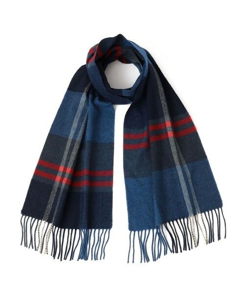 SHIPS / シップス マフラー・ショール・スヌード・ストール | SHIPS any: サープラスヤーン ウール カシミヤ チェック マフラー◇ | 詳細23